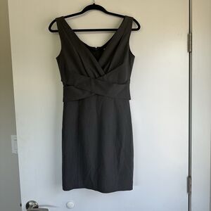 EXPRESS Grey Dress Lined Womens 6  Vintage